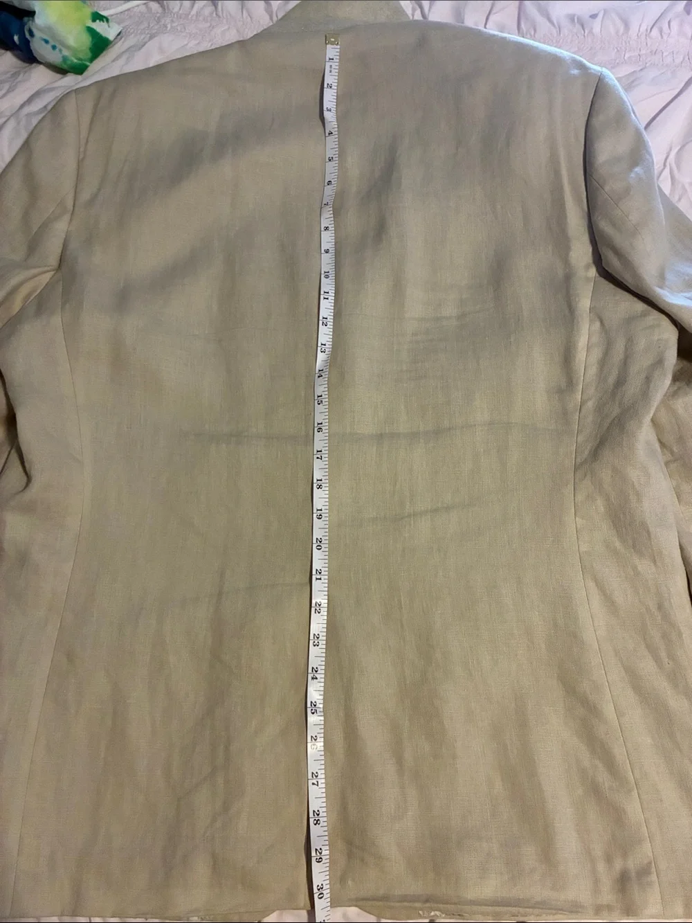 Light Beige Linen Blazer